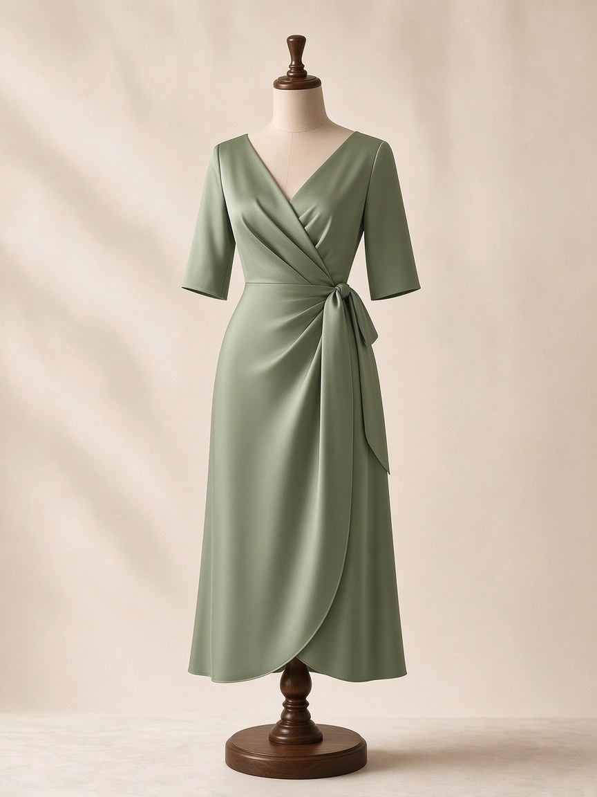 The Wrap tea dress as photographed